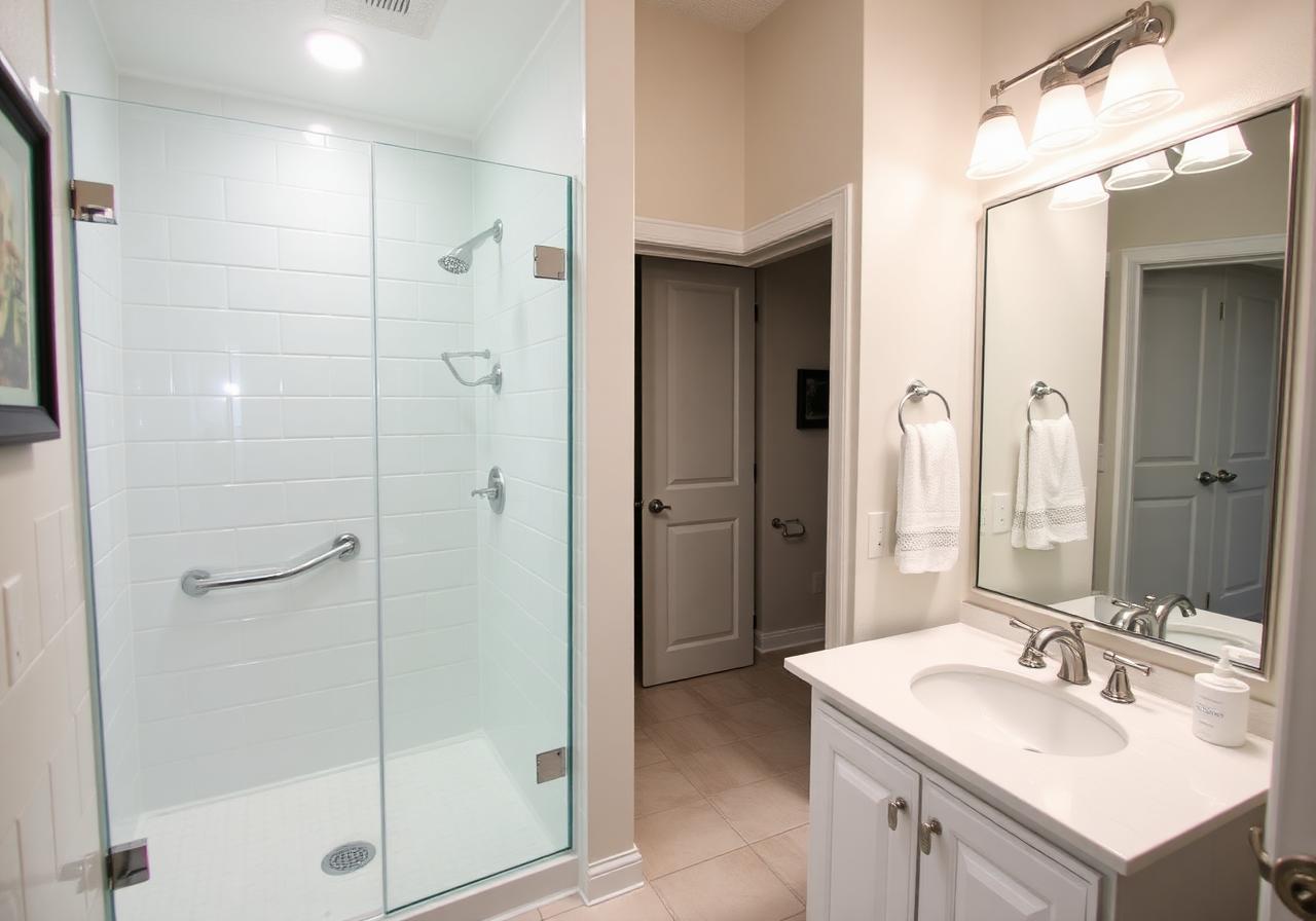 Frisco master bathroom deep clean — after
